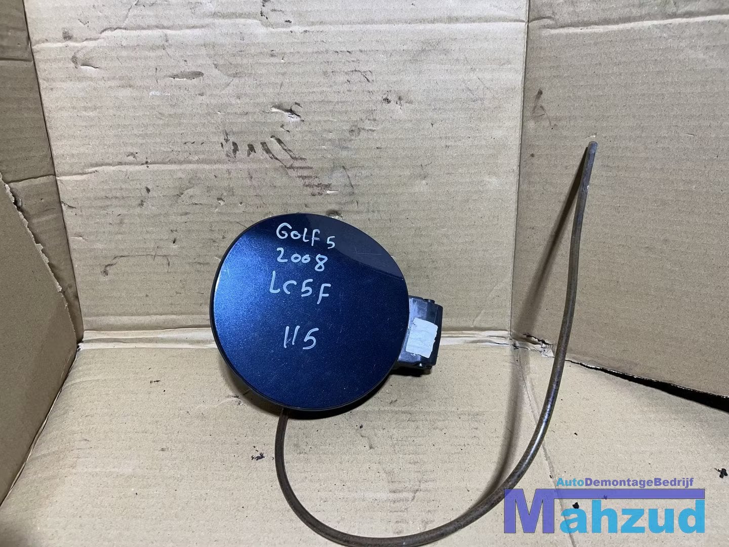 VW GOLF 5 blauw LC5F tankklep 2003-2009, Auto-onderdelen, Gebruikt, Volkswagen, Volkswagen AG, Vw@volkswagen.de
