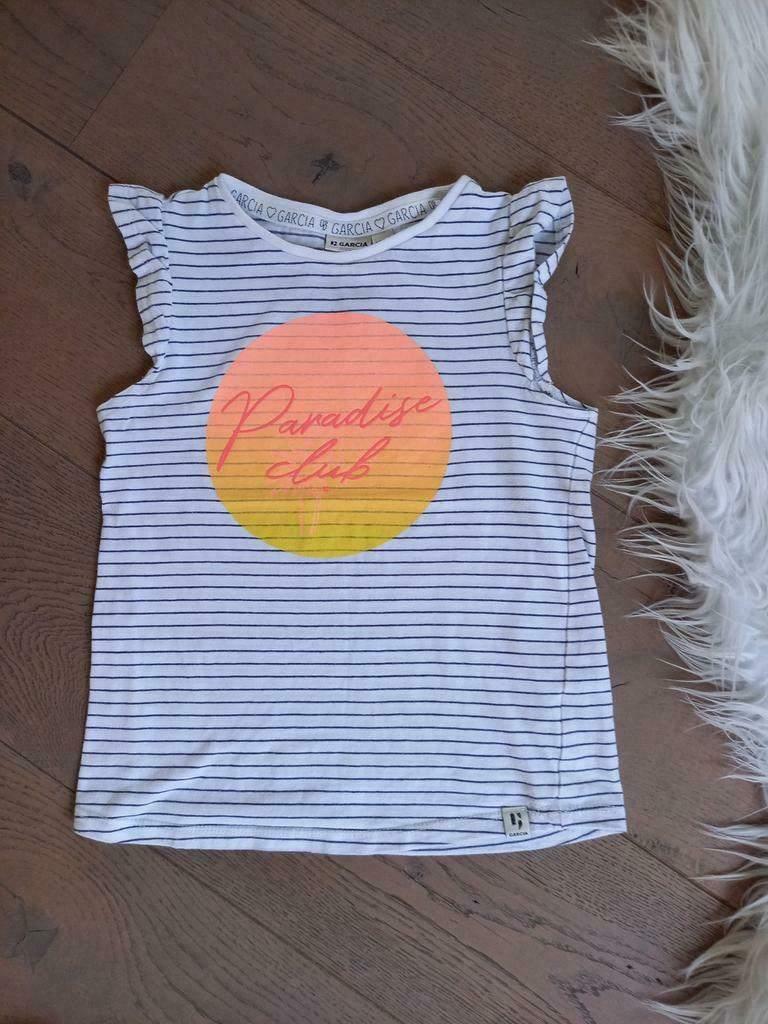 Maat 122 : t-shirt Garcia zeer mooie staat, Kinderen en Baby's, Kinderkleding | Maat 122, Meisje, Ophalen of Verzenden, Zo goed als nieuw