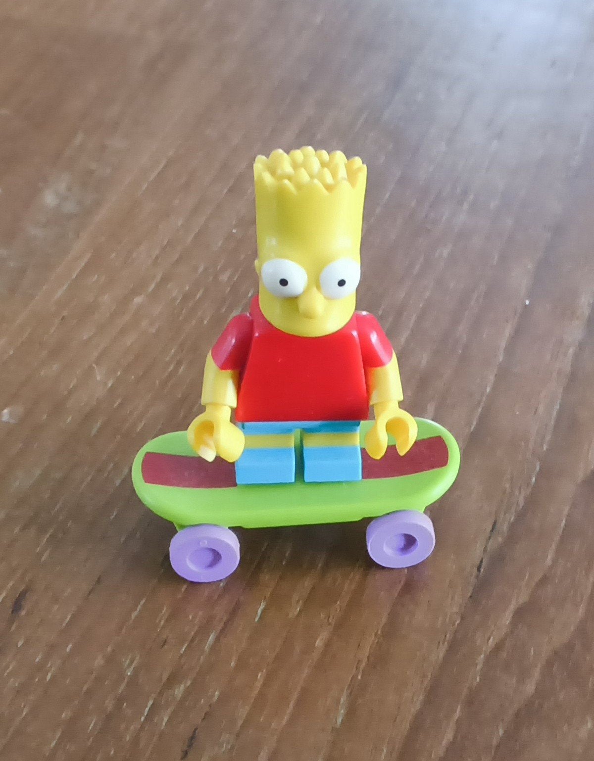 mini figure lego Bart Simpson, Enlèvement, Lego