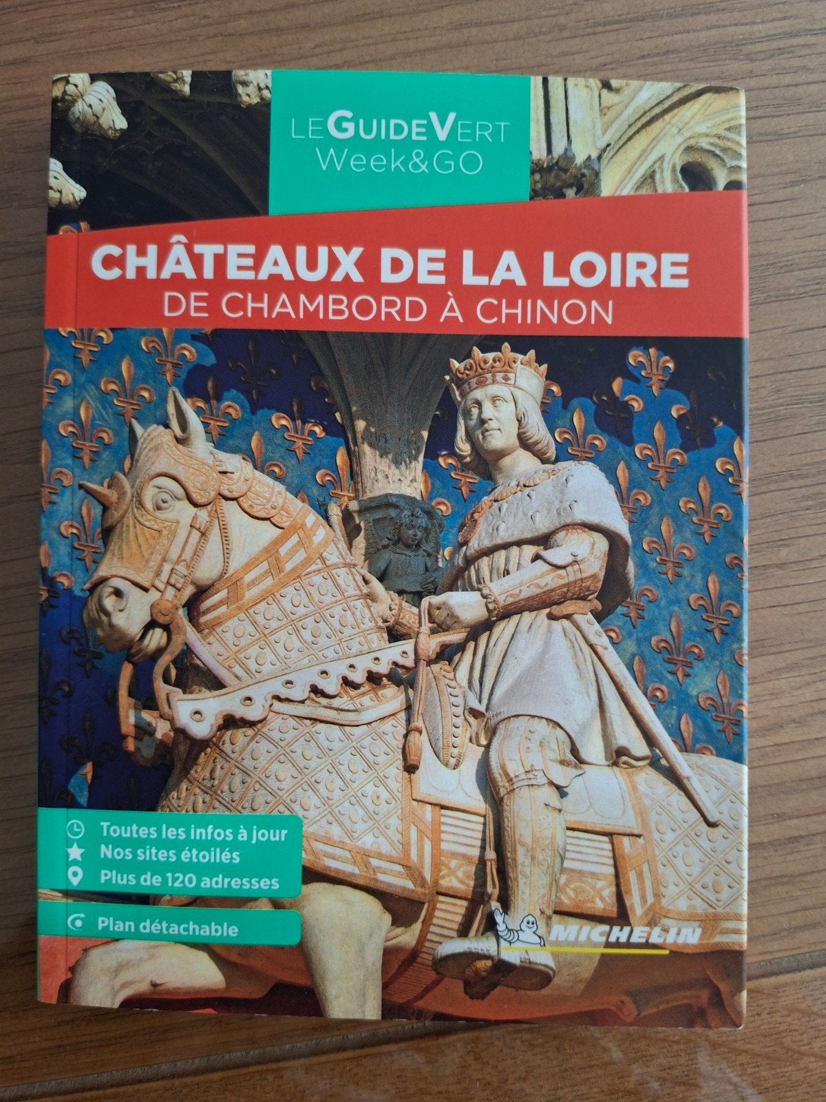 Guide vert petit format Les châteaux de la Loire, Guide ou Livre de voyage, Michelin, Comme neuf, Enlèvement