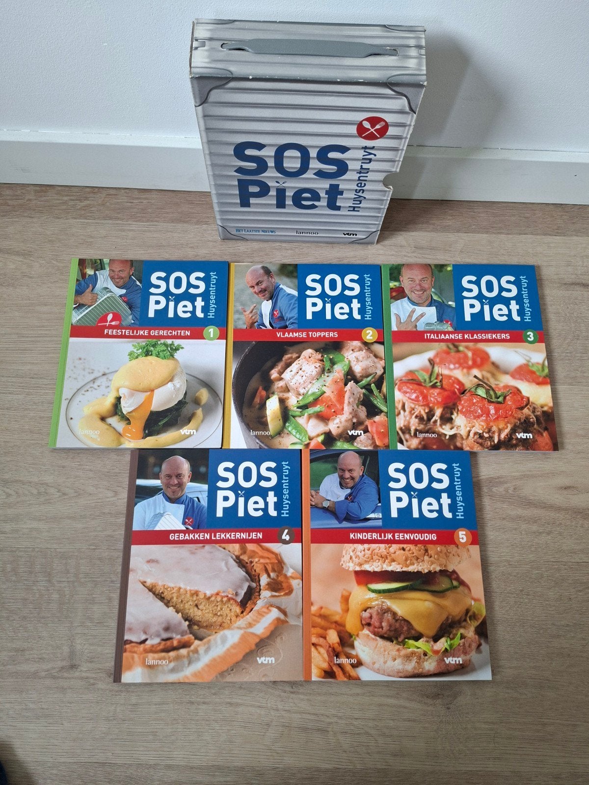 SOS Piet kookboeken set, Boeken, Ophalen of Verzenden, Zo goed als nieuw, Piet Huysentruyt, Overige typen