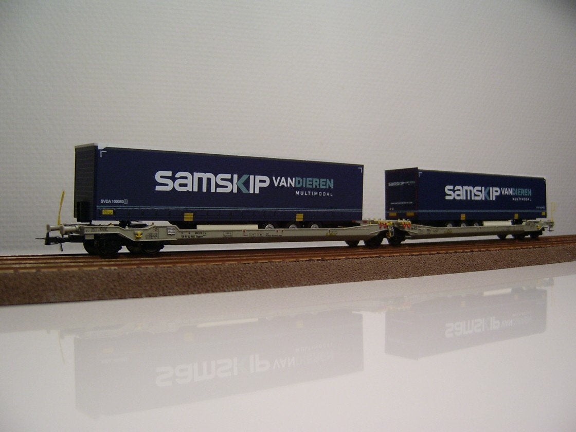 nmbs, DB, NS ... HO twin car  ,...trailer wagons, Hobby en Vrije tijd, Ophalen of Verzenden, Nieuw, Gelijkstroom, Wagon