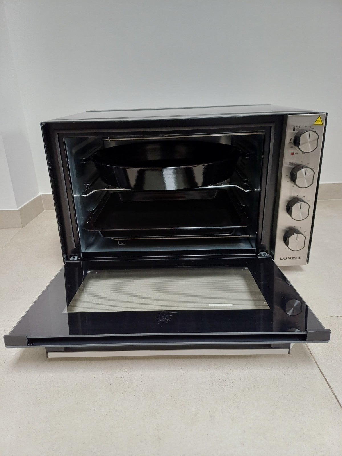 Merk luxell elektrische oven 70l, Elektronische apparatuur, Ovens, Ophalen, Nieuw, Inbouw, Oven