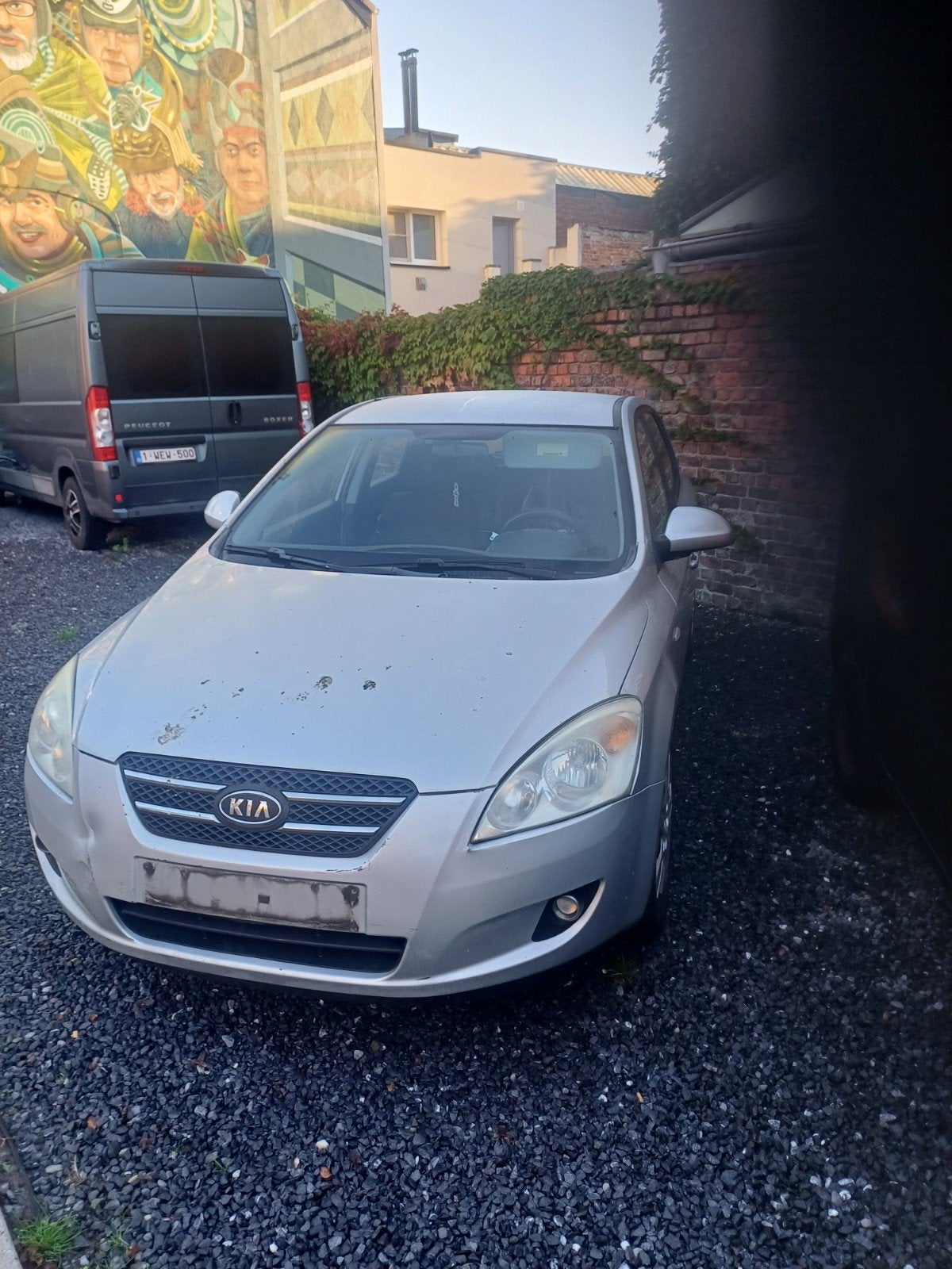kia ceed 2007, Auto's, Voorwielaandrijving, Stof, Zwart, Particulier