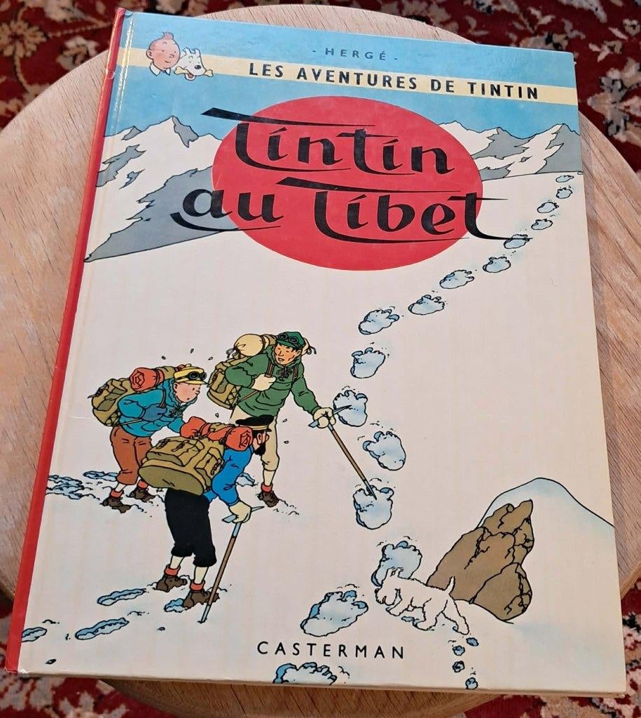 Tintin au Tibet, Enlèvement ou Envoi, Une BD, Utilisé, Hergé