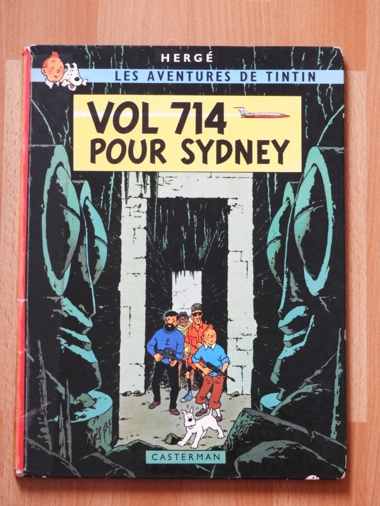 "Tintin" Vol 714 pour Sydney, Livres, Une BD, Enlèvement ou Envoi, Utilisé, Hergé.