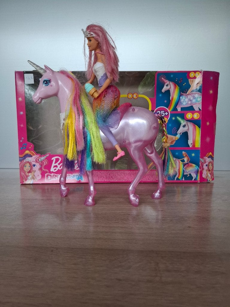 Barbie eenhoorn, Ophalen of Verzenden, Zo goed als nieuw, Barbie