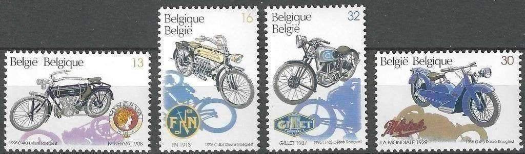Belgie 1995 - Yvert/OBP 2615-2618 - Oude moto's (PF), Verzenden, Postfris, Postfris