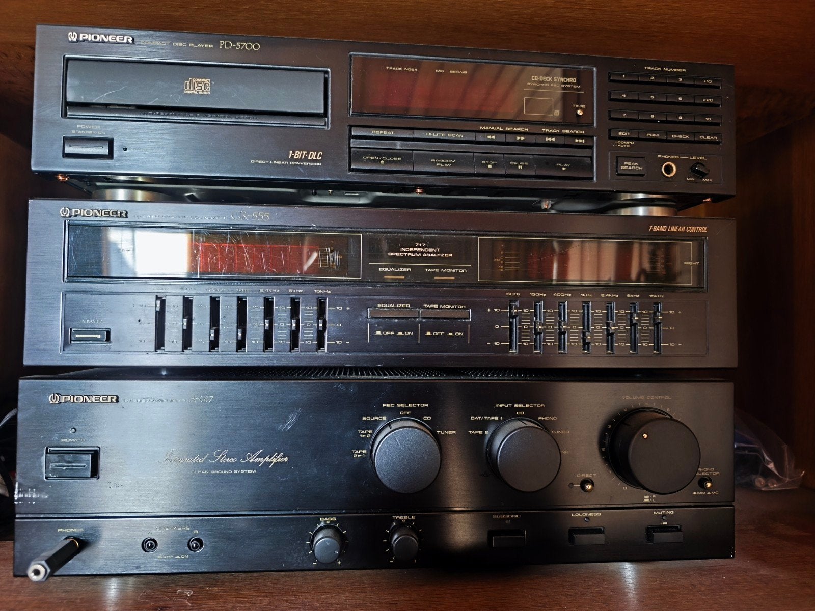 Pioneer stereoketen met bijhorende speakers, Lecteur CD, Enlèvement, Composants en vrac, Pioneer