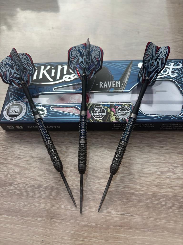 Shot Viking Raven 90% 25gr, Sports & Fitness, Fléchettes, Comme neuf, Fléchettes, Enlèvement ou Envoi