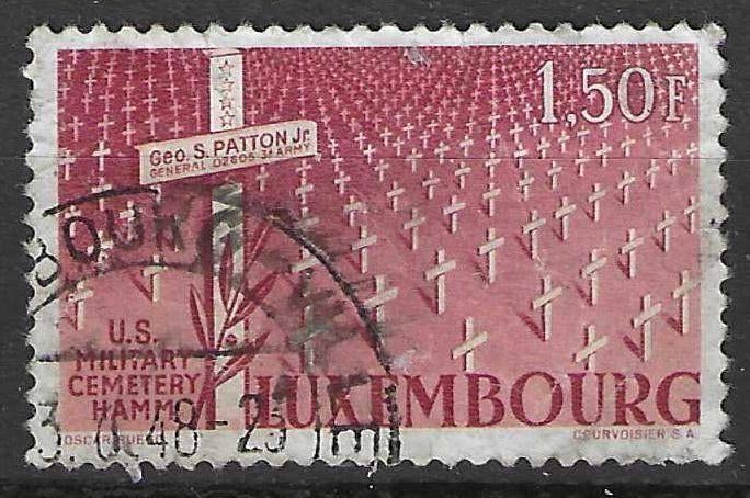 Luxembourg 1947 - Yvert 398 - Général S. Patton (ST), Envoi, Luxembourg, Affranchi