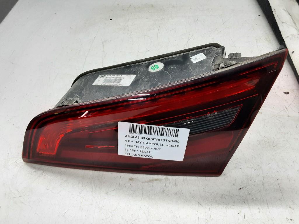ACHTERLICHT RECHTS ACHTERKLEP Audi S3 Sportback (8VA / 8VF), Auto-onderdelen, Verlichting, Audi, Gebruikt