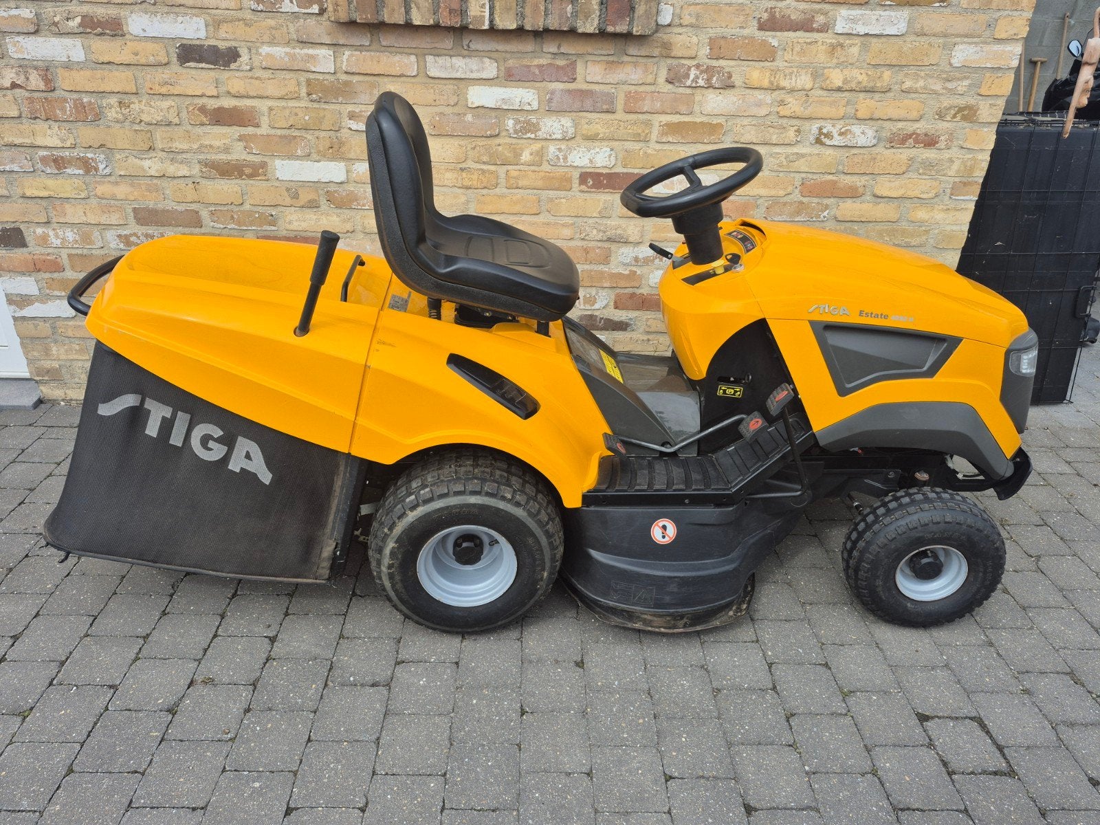 Stiga zitmaaier 4092 H te koop, Ophalen, Gebruikt, Stiga, Opvangbak