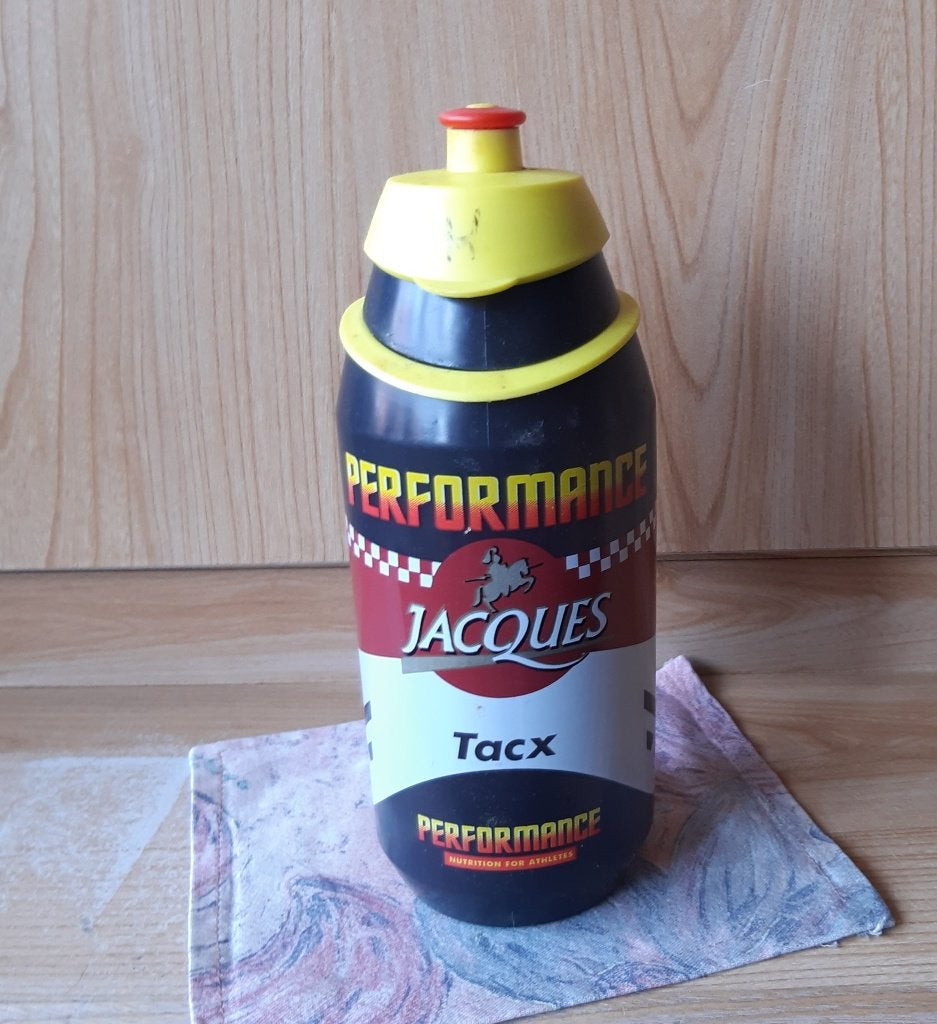 WIELRENNEN CYCLISME DRINKBUS BIDON TEAM JACQUES, Ophalen of Verzenden