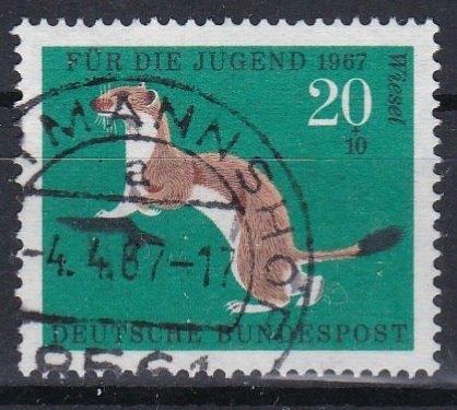 BRD 1967 - nr 530, Postzegels en Munten, Postzegels | Europa | Duitsland, Verzenden, BRD, Gestempeld