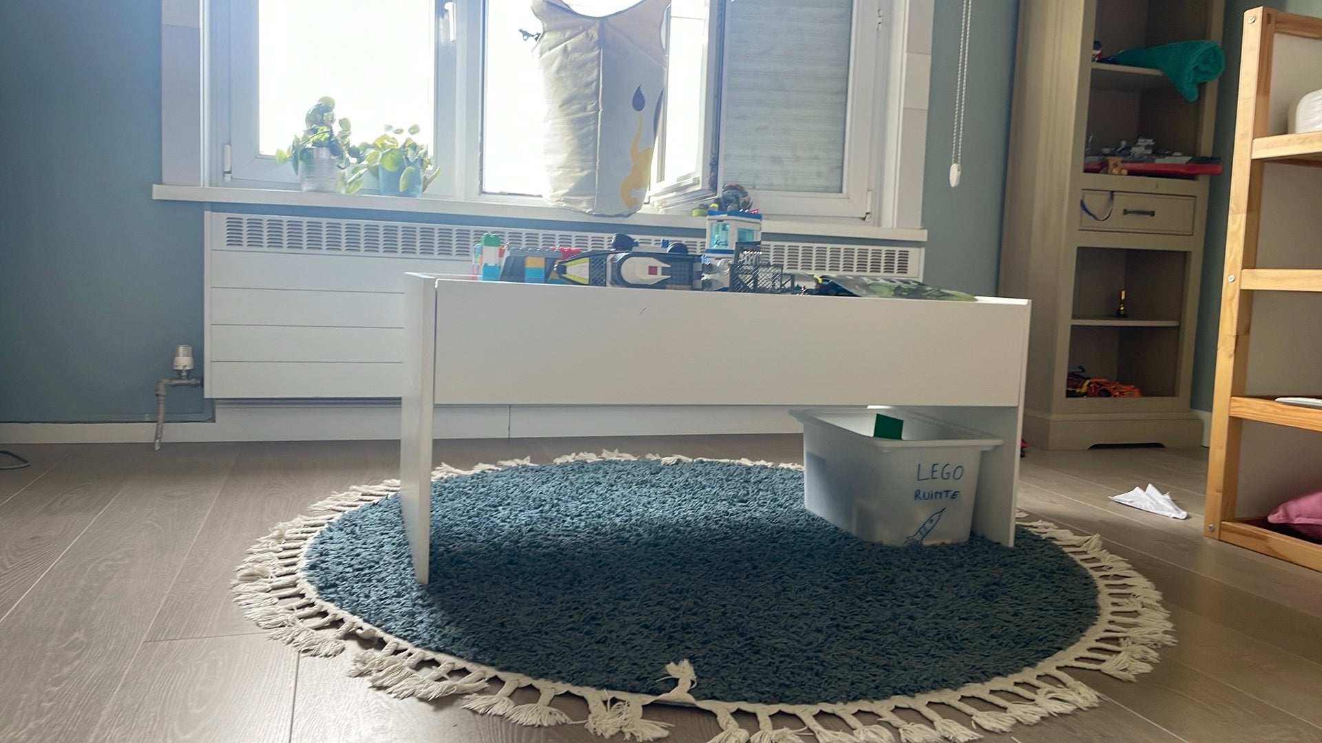Lage tafel ikea met schuif, Ophalen, Gebruikt