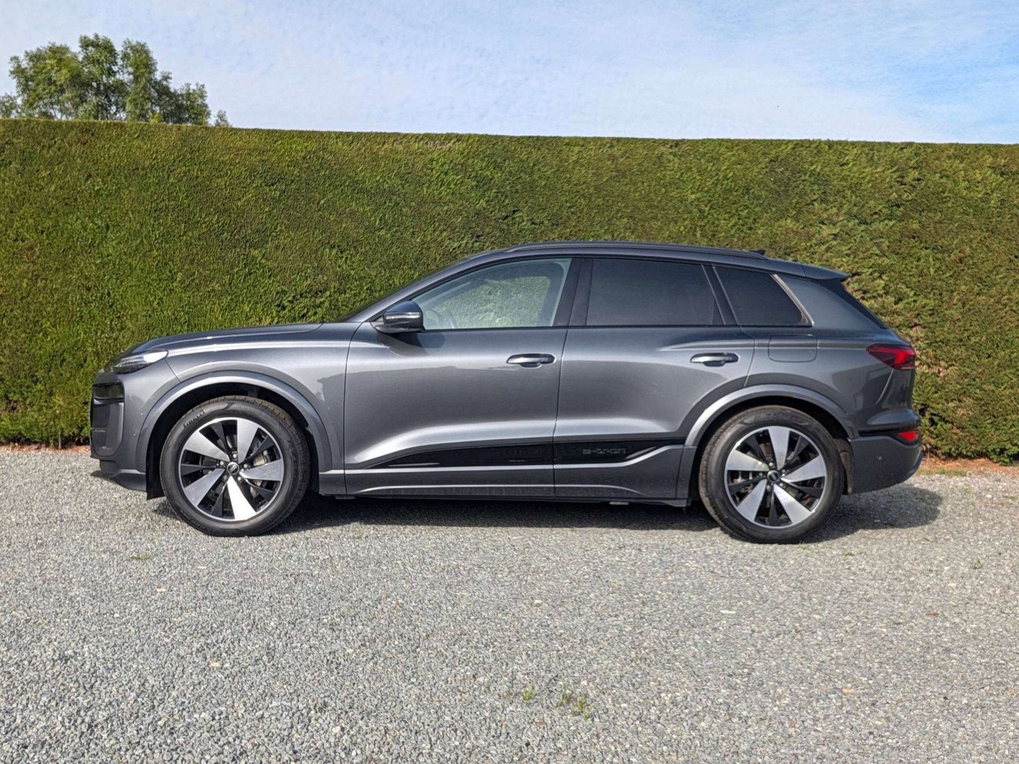 Audi Q6 e-tron S-line - 55 Quattro - 360 camera - lederen sp, Cuir, Argent ou Gris, Entreprise, 5 places