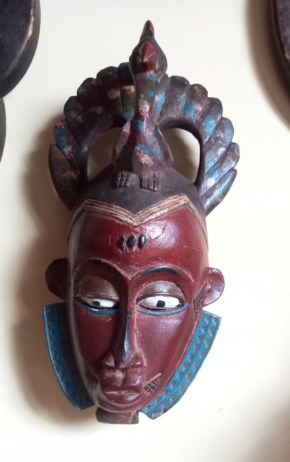 Afrikaans Guro maskers uit Ivoorkust, Ophalen of Verzenden