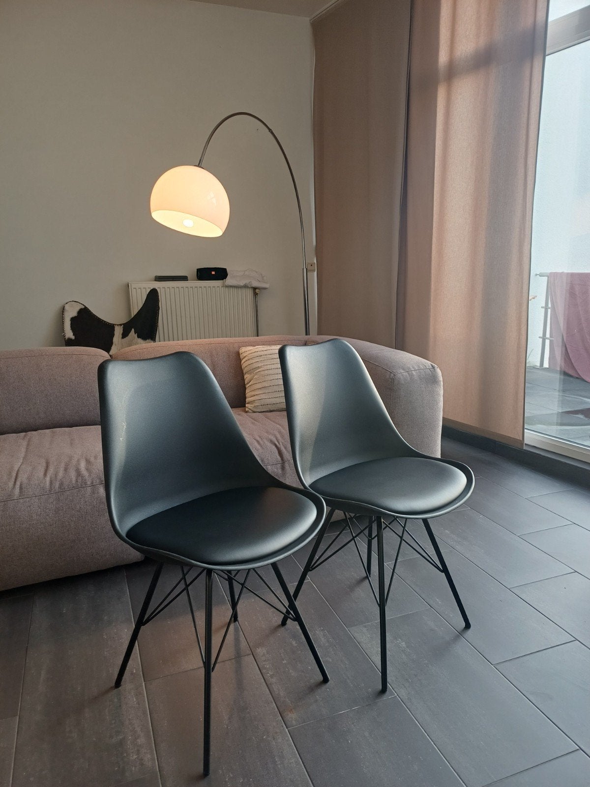 Stoelen jysk zwart, Huis en Inrichting, Ophalen, Zwart