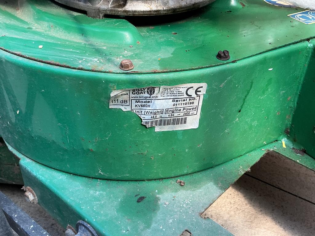 Billy Goat KV650H Bladzuiger – Honda Motor – Zeer Krachtig, Ophalen