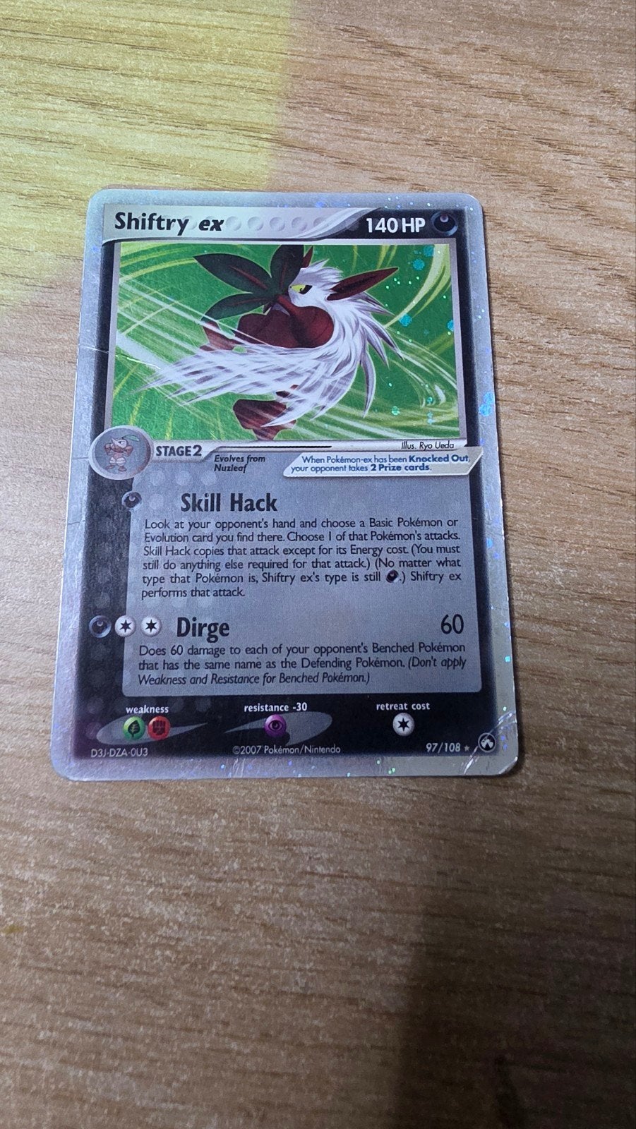 shiftry ex 97/108, Ophalen