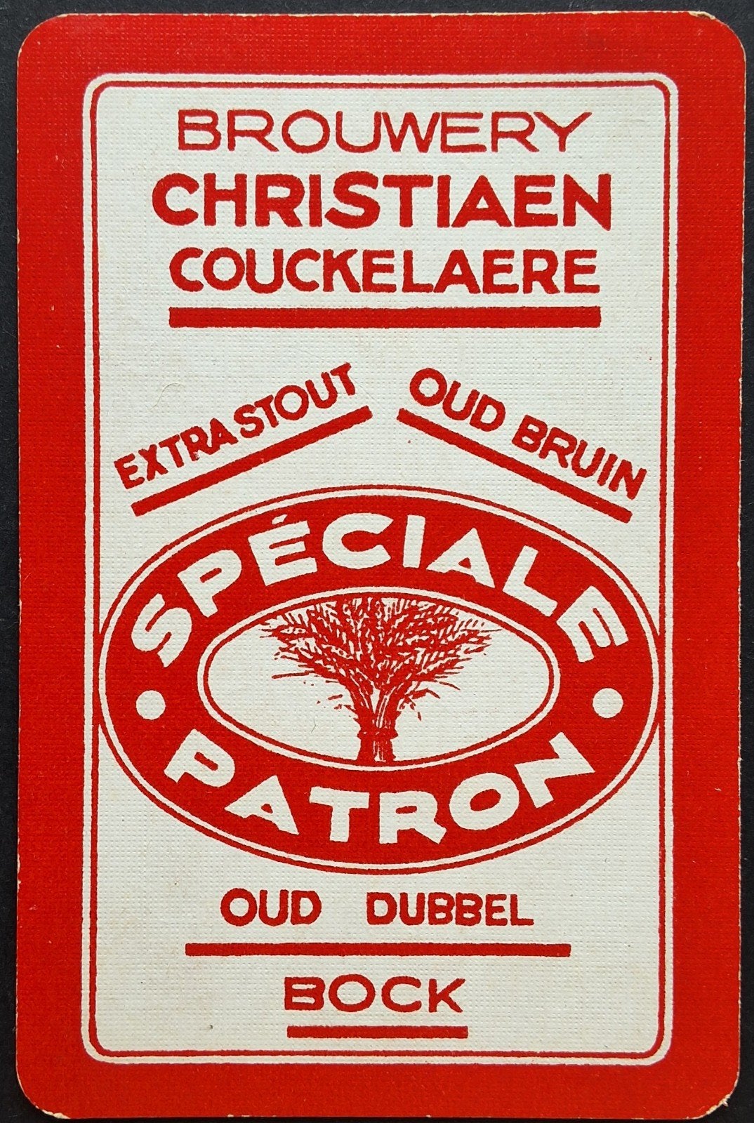 1 Speelkaart  Christiaen Couckelaere, Verzamelen, Ophalen of Verzenden