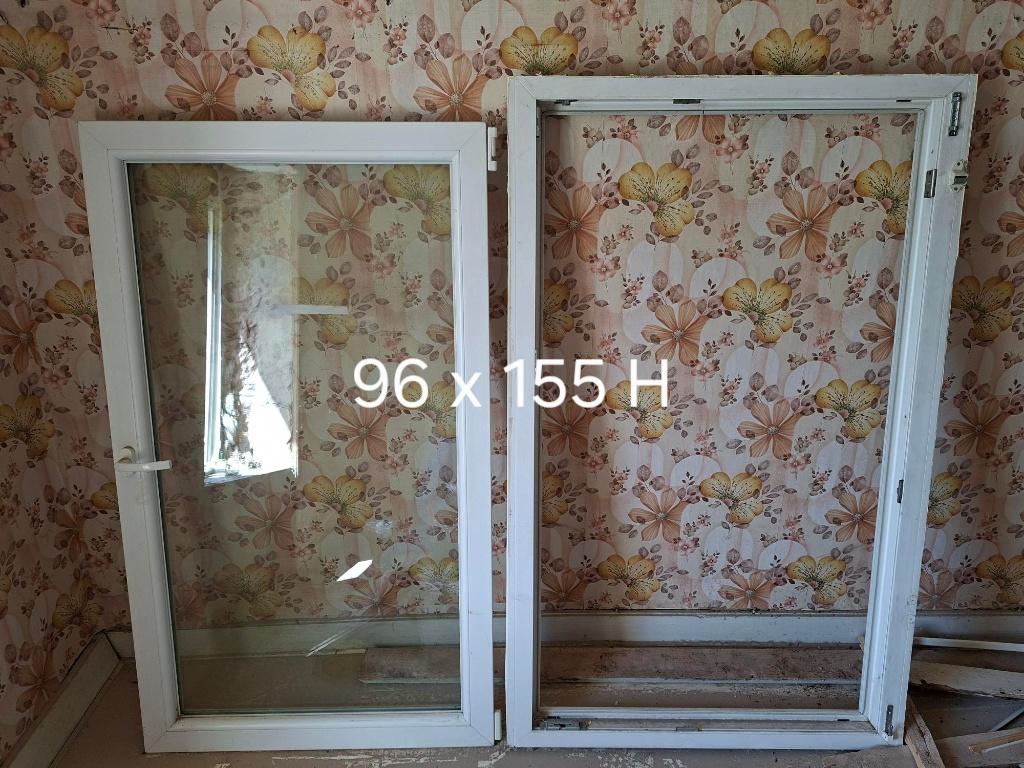 3 châssis de fenêtre PVC double vitrage, Bricolage & Construction, 120 à 160 cm, Fenêtre de façade ou Vitre, Enlèvement, Moins de 80 cm