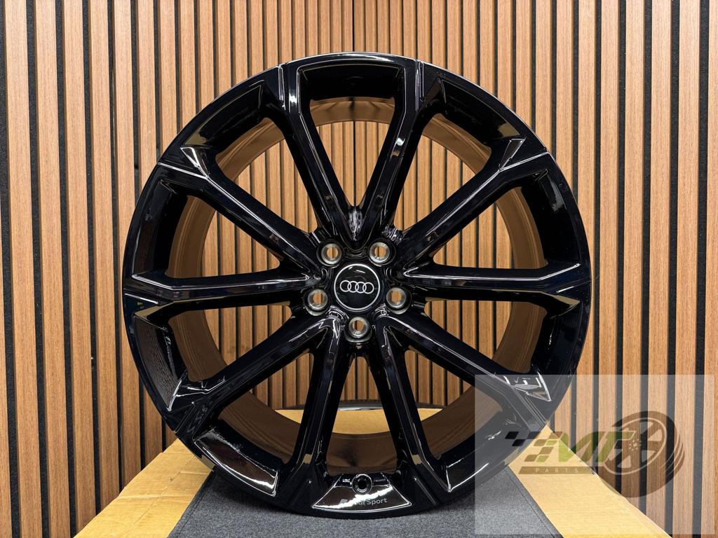 4x 21" Audi Q5 SQ5 A5 S5 A6 S6 10 spk POLYGON BLACK BTW OEM, Auto-onderdelen, Banden en Velgen, Velg(en), -, -, Nieuw