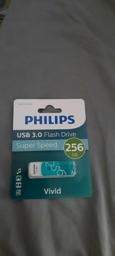 Clé USB 3.0 PHILIPS 256 Go 2 fois, Enlèvement ou Envoi, Neuf, PHILIPS