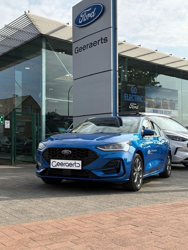 Ford Focus, Auto's, Stof, Gebruikt, Zwart, Blauw