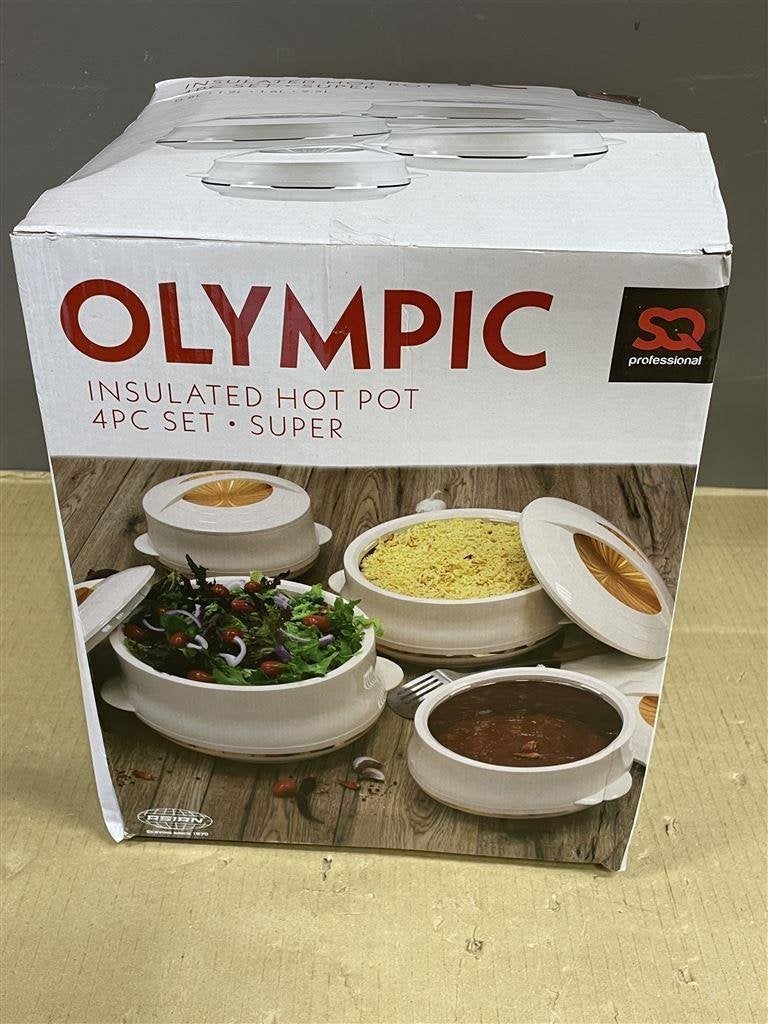 Stoofpot - Olympic hot pot 4 stuks voedsel verwarmen, Ophalen of Verzenden, Nieuw