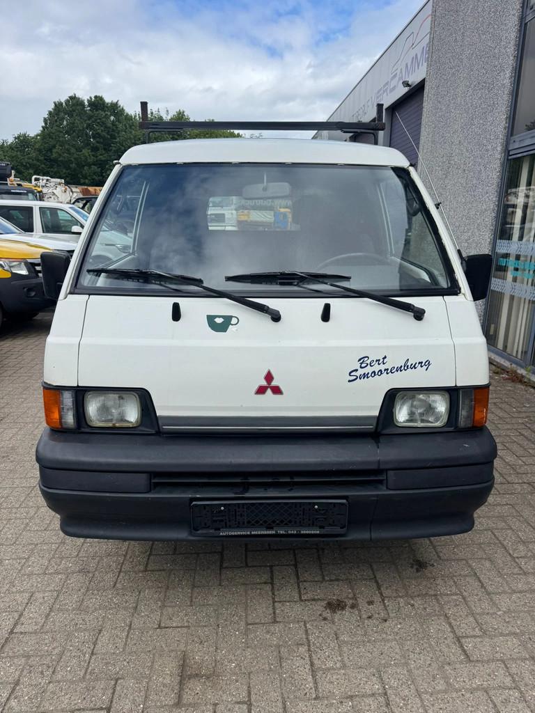 Mitsubishi L300 *LONG CHASSIS-2X SLIDINGDOOR* (bj 1998), Auto's, Bestelwagens en Lichte vracht, Gebruikt, 2477 cc, Wit, Bedrijf