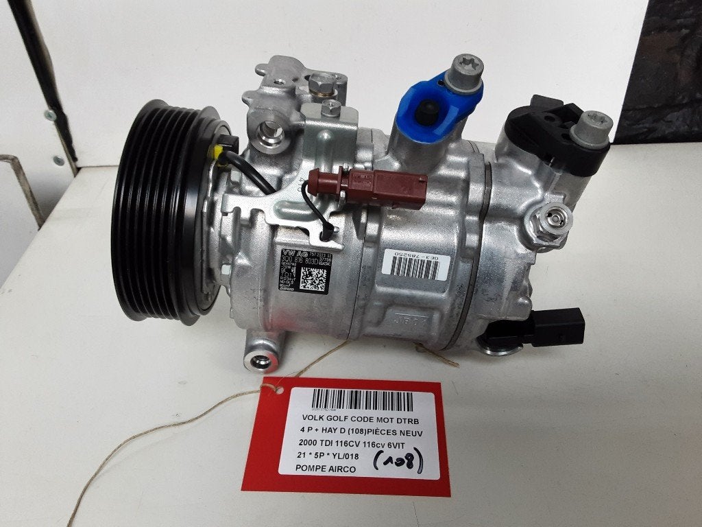 COMPRESSEUR CLIMATISATION Golf VIII (CD1) (3Q0816803D), Volkswagen, Volkswagen AG, Utilisé, Kundenbetreuung@volkswagen.de