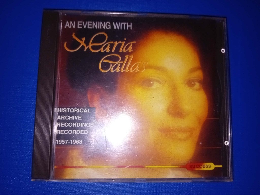 cd  maria callas an evening whit maria callas, Ophalen of Verzenden, Zo goed als nieuw, Opera of Operette