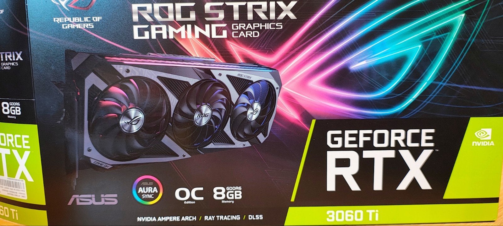Asus ROG-STRIX3060TI-08G-GAMING, Computers en Software, Videokaarten, Zo goed als nieuw, Nvidia, PCI-Express 4.0, GDDR6, HDMI