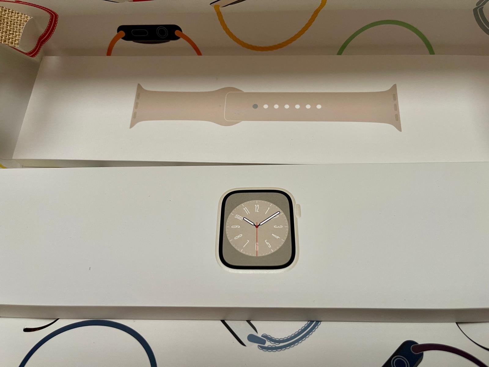 APPLE WATCH SERIE 8. 32 gb, Enlèvement, État, Comme neuf