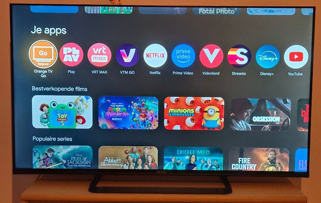 1maand oude Smart Tv Peaq met 2jaar garantie en doos, Nieuw, 40 tot 60 cm, Smart TV, Full HD (1080p)