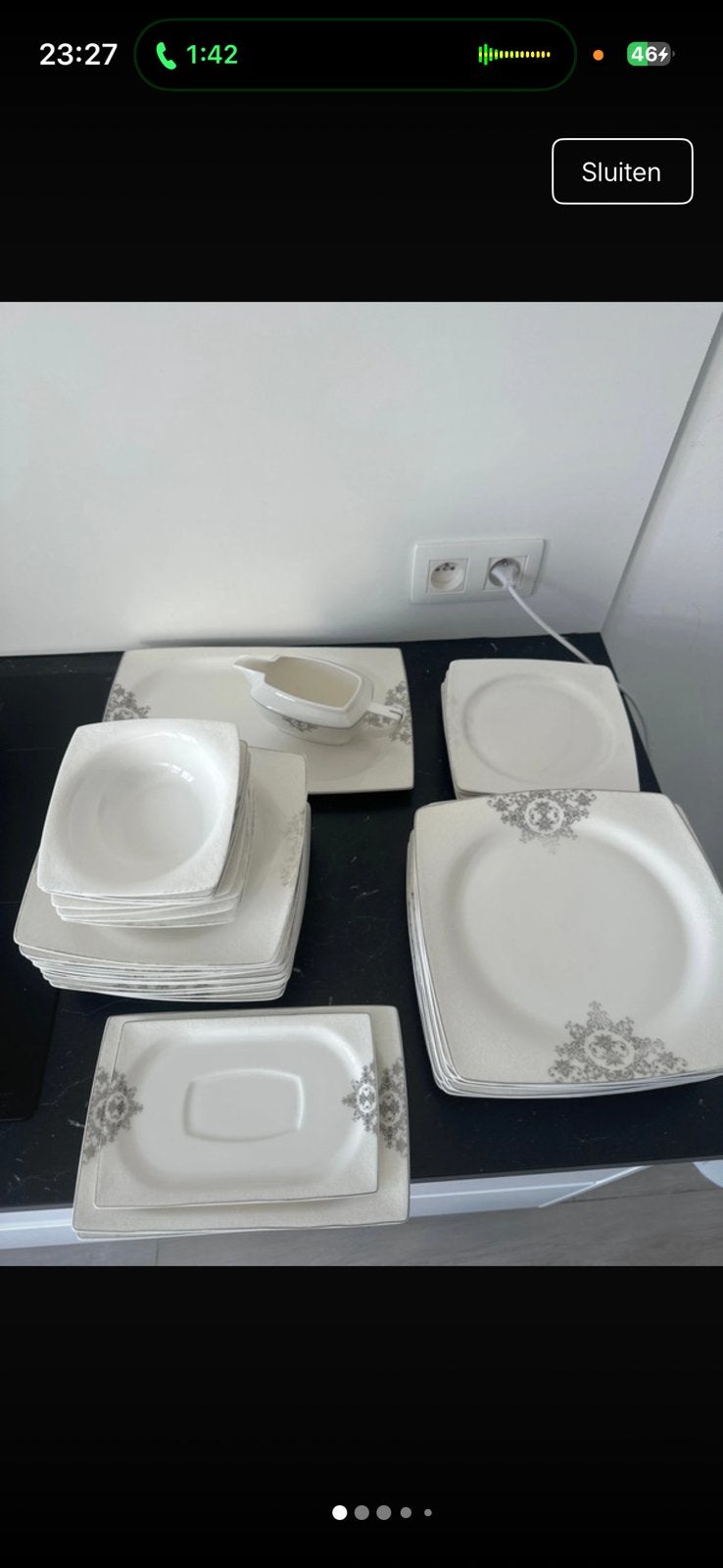 Servies set, Ophalen, Gebruikt, Bord(en)
