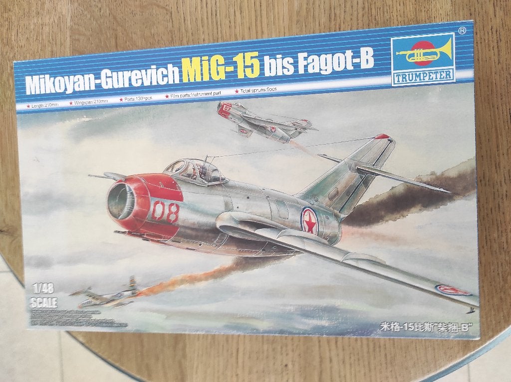 Trompeter 1/48 Mig 15 Bis Basson B + Set détaillé Edward, Hobby & Loisirs créatifs, Modélisme | Avions & Hélicoptères, Enlèvement ou Envoi