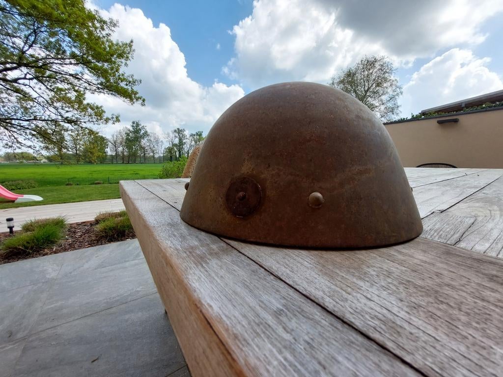Collectors item, antieke Tsjechische legerhelm M34, Ophalen