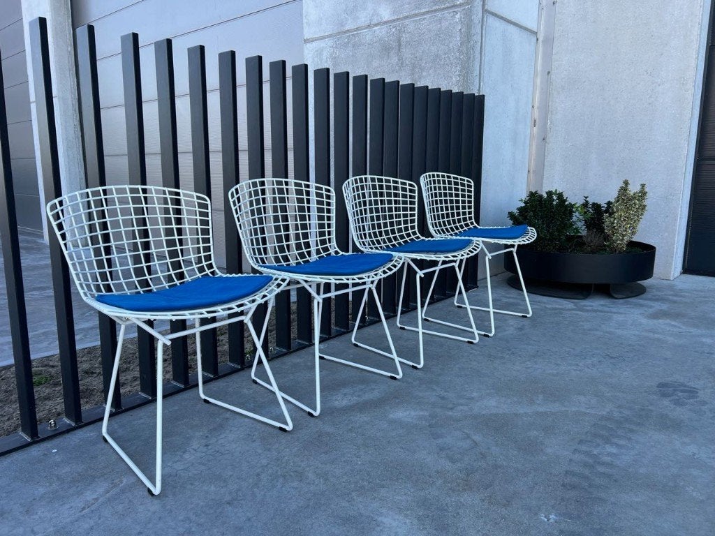 Knoll bertoia stoelen, 6x, Design, Ophalen of Verzenden, Zo goed als nieuw, Metaal