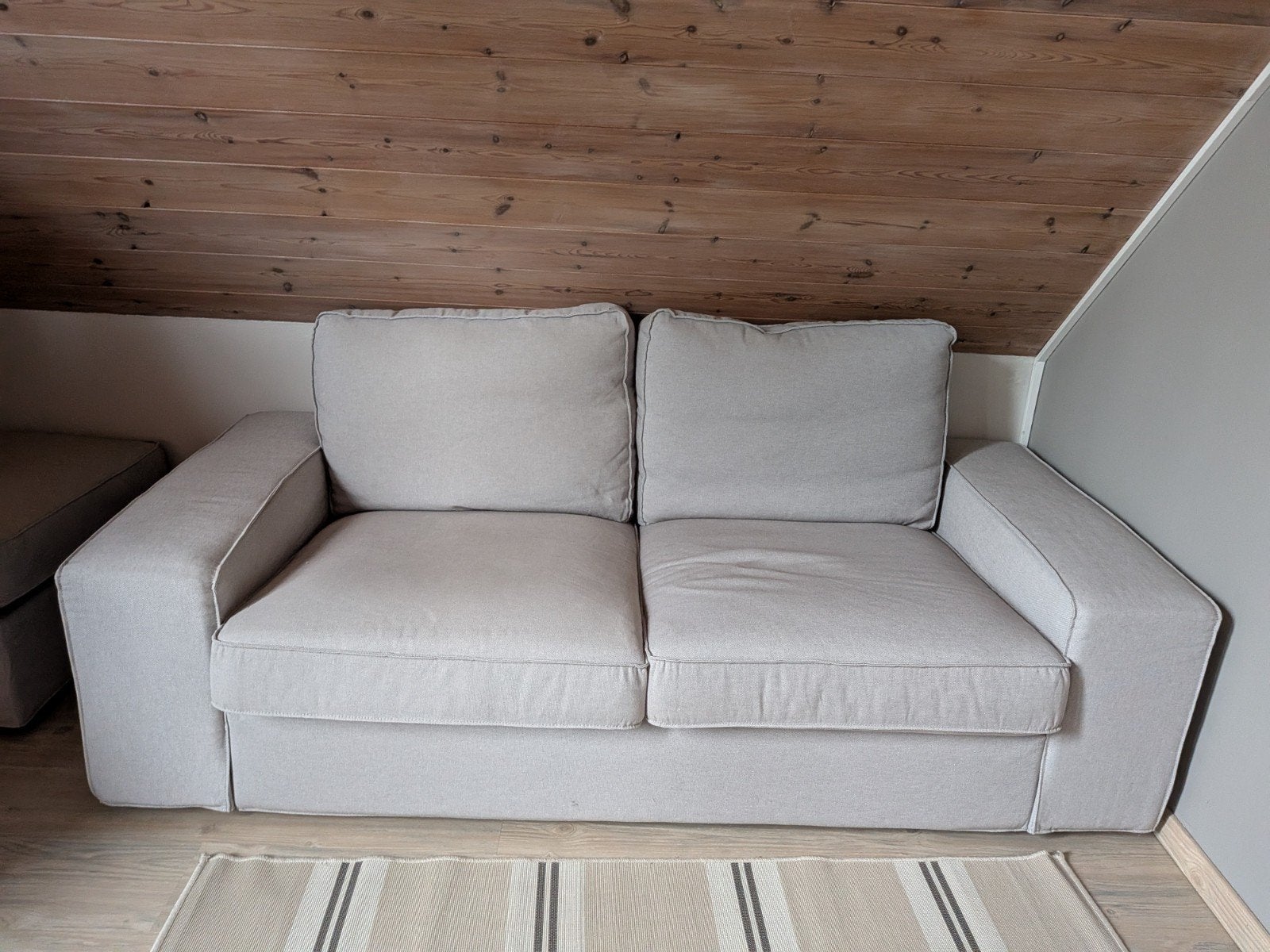 Zetel (en poef) Ikea, Enlèvement, Utilisé, Trois personnes, Banc droit