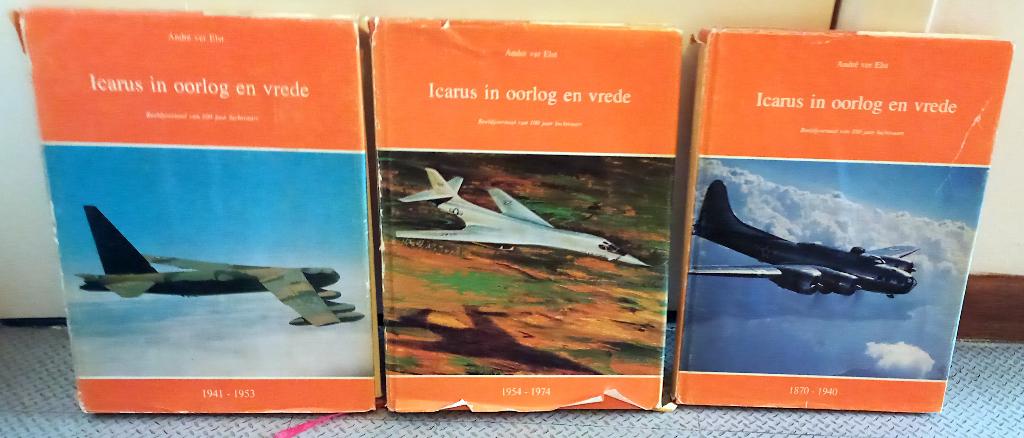 ICARUS IN OORLOG EN VREDE - Andre ver Elst in 3 delen, Boeken, Oorlog en Militair, Gelezen, Niet van toepassing, Ophalen of Verzenden