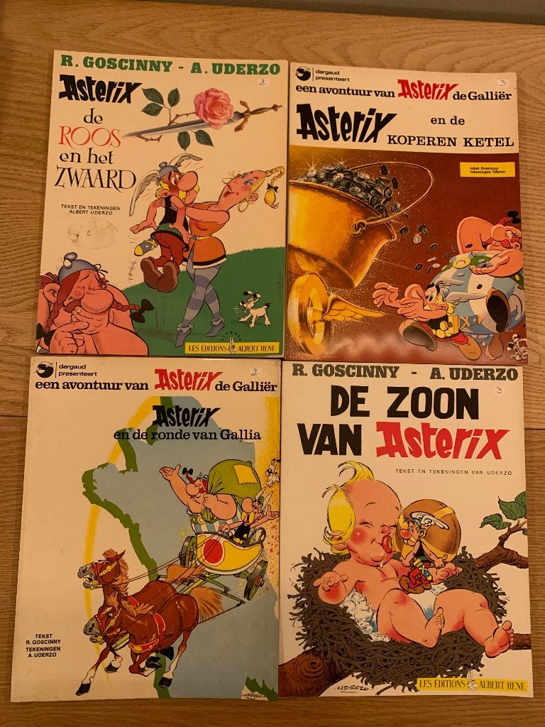LOT 8 STRIPS ASTERIX, Boeken, Meerdere stripboeken, Ophalen of Verzenden, Zo goed als nieuw, Goscinny - Uderzo