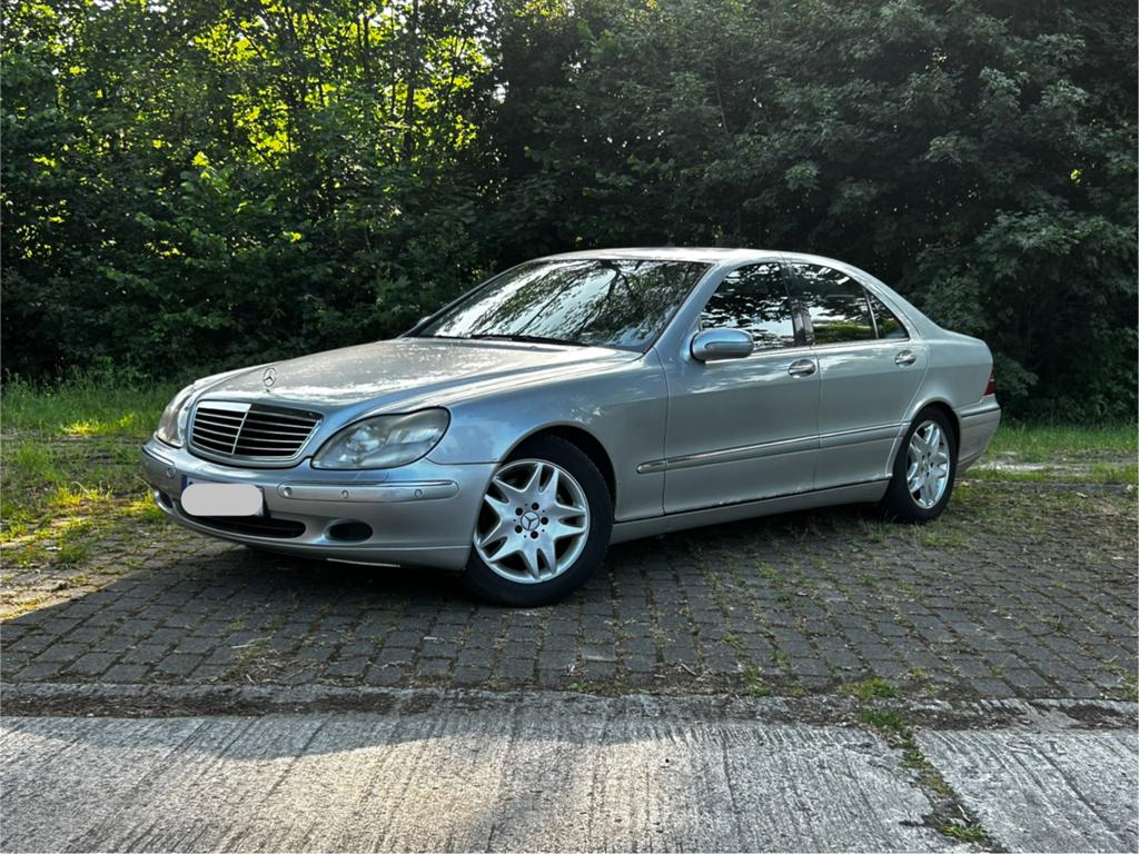 Mercedes S320 - 3.0L V6 DIESEL EURO3 - AUTOMAAT - 220.000km, Auto's, Mercedes-Benz, Particulier, S-Klasse, 4x4, ABS, Adaptieve lichten