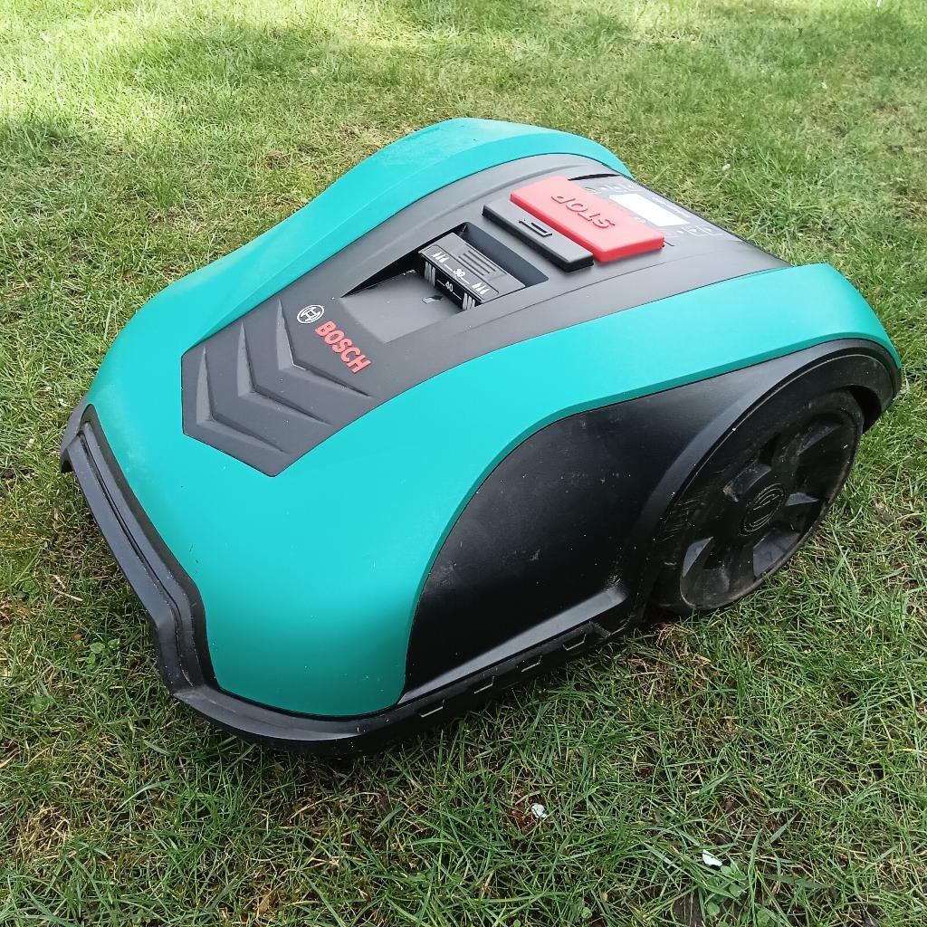 Indego Bosch 400 ....vrgprs :  130 €, Ophalen, Cirkelmaaier, Gebruikt, Elektrische grasmaaier