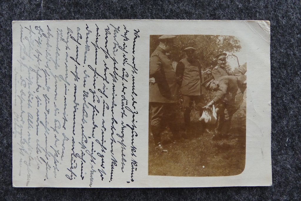 Soldaten met Hond 10/10/1916, Ophalen of Verzenden, Voor 1920, Gelopen, Overige thema's
