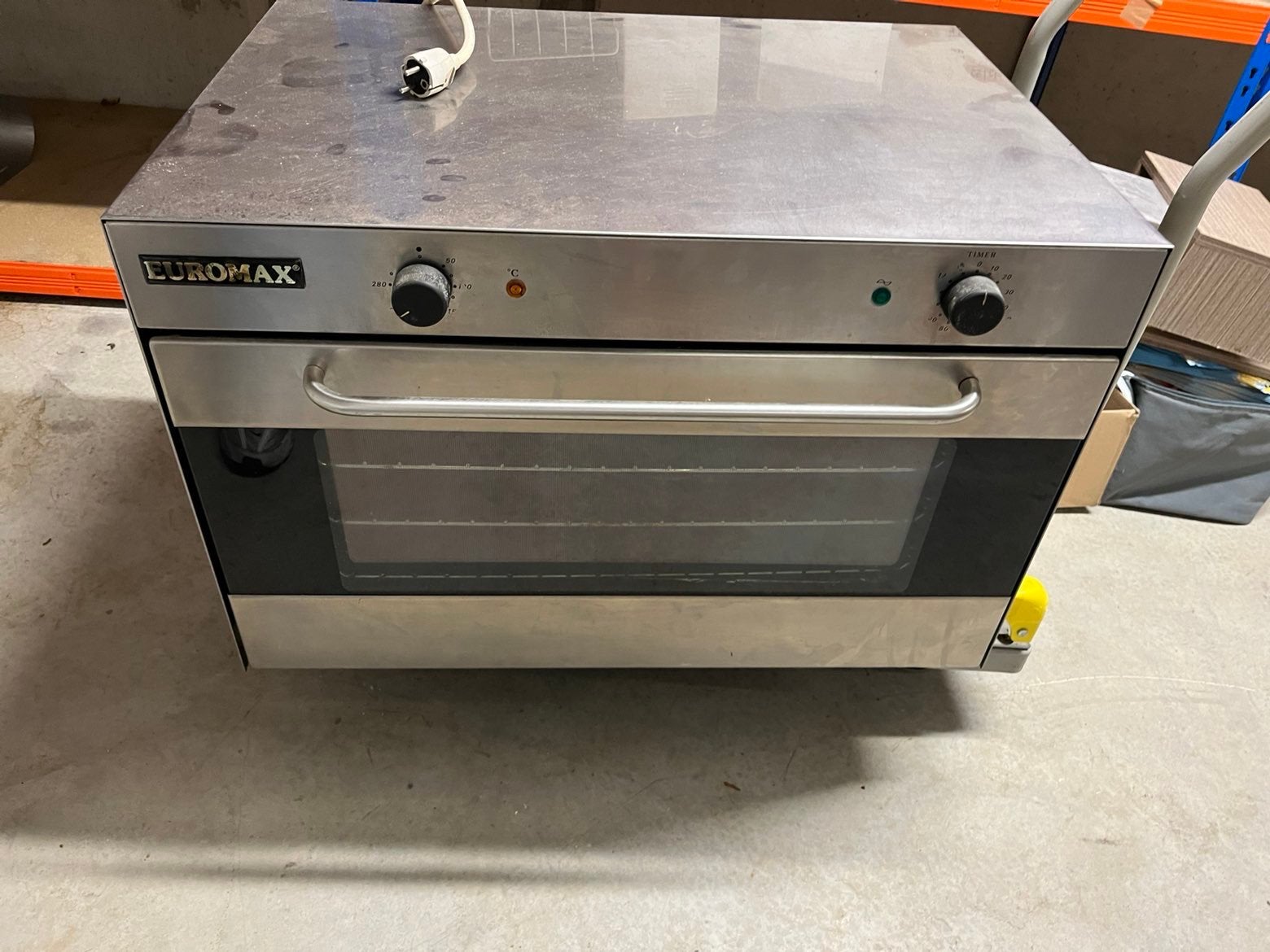 Euromax horeca-heteluchtoven, Enlèvement, Comme neuf, Four à chaleur tournante