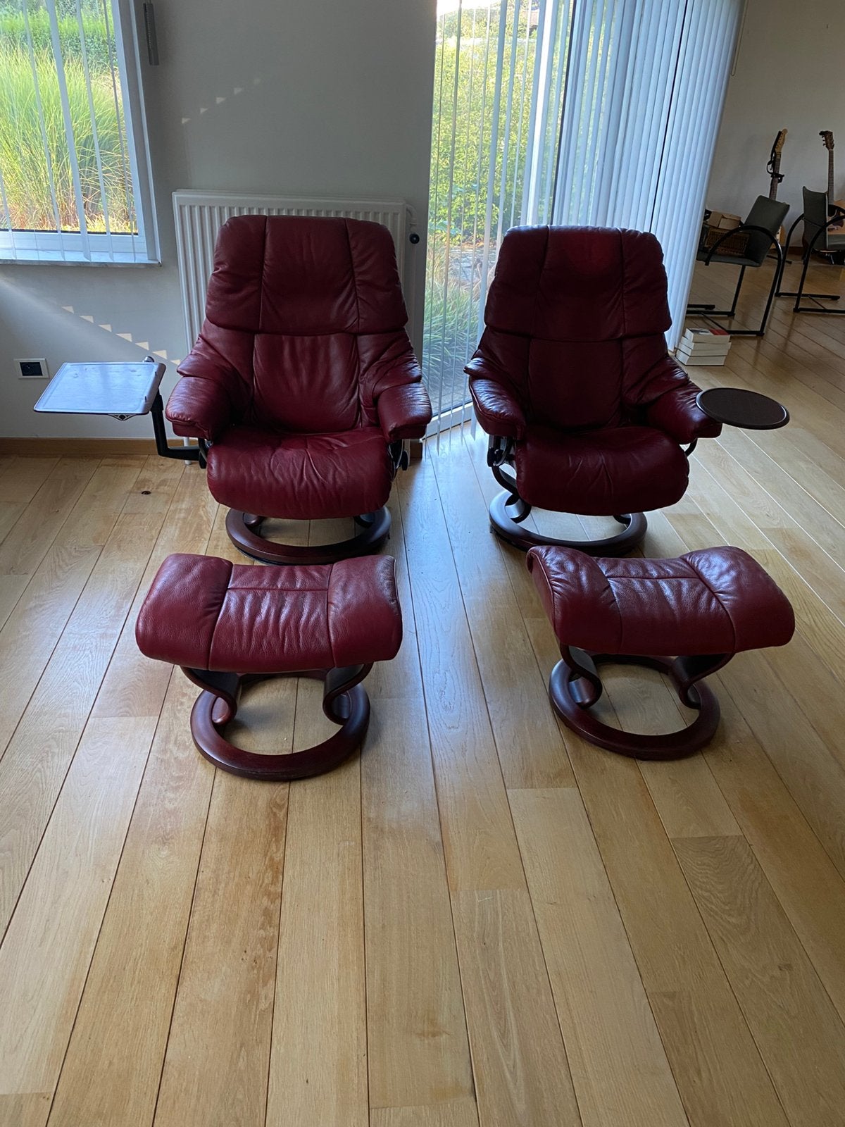 Stressless zetels, Ophalen, Eenpersoons, Leer, Rechte bank