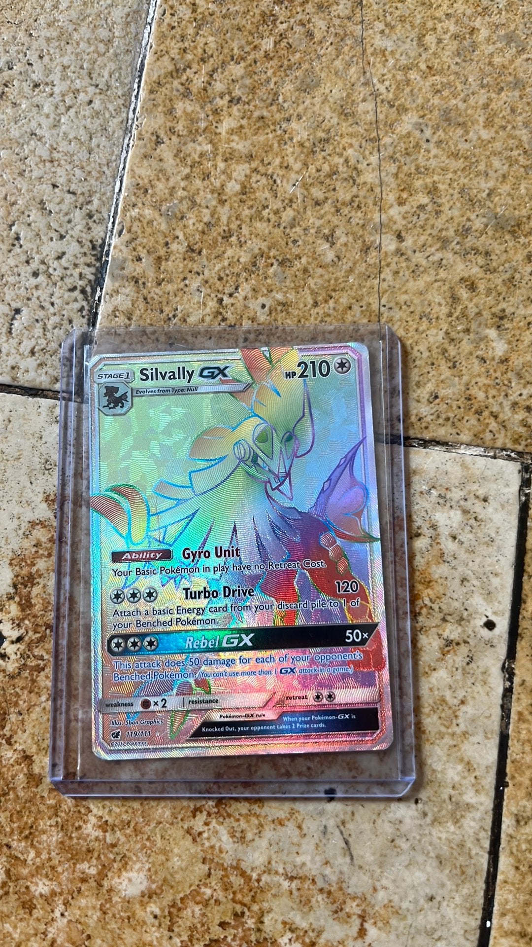 silvally gx 119/111, Verzenden, Zo goed als nieuw